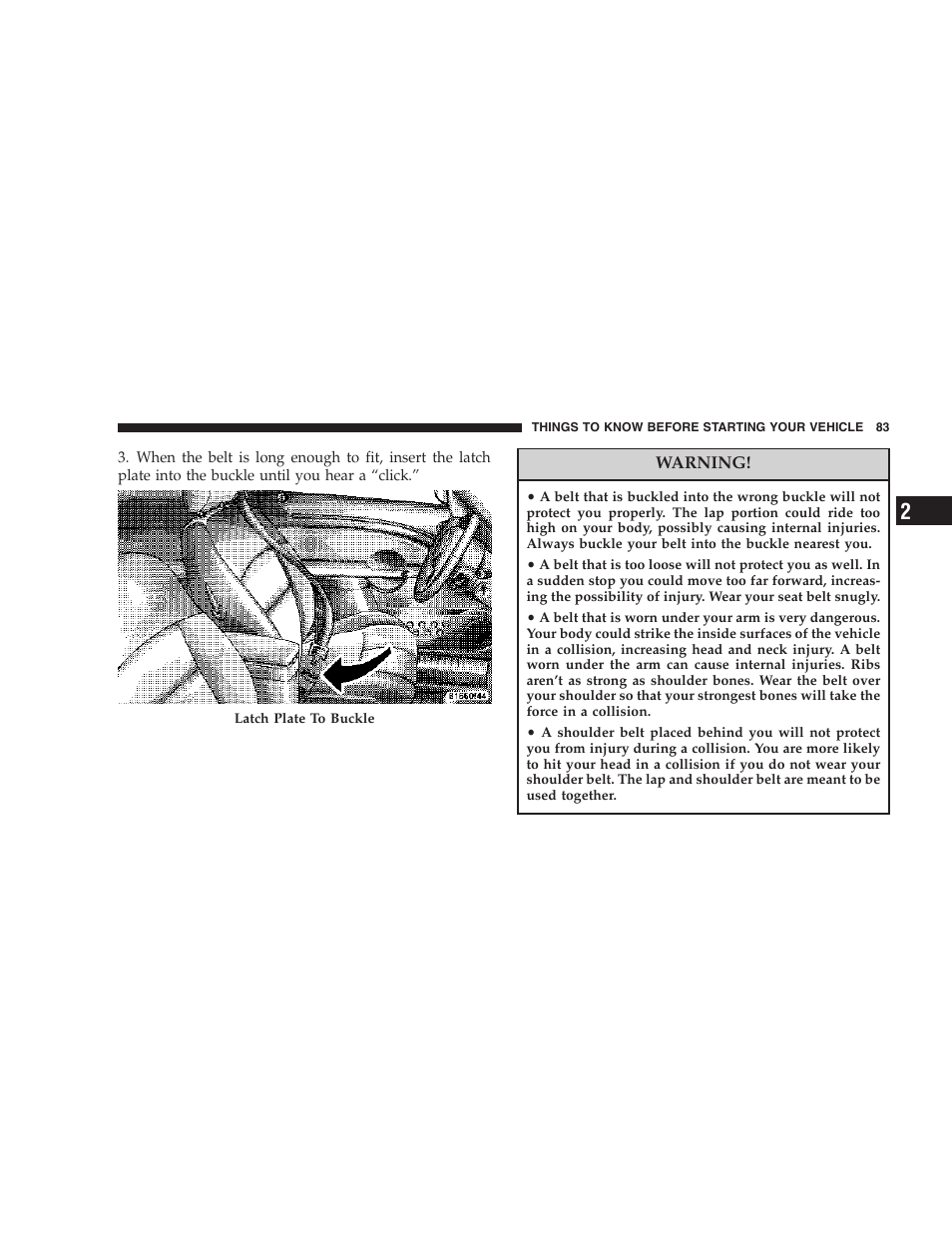 Chrysler 2006 PT Cruiser Sedan User Manual | Page 83 / 464