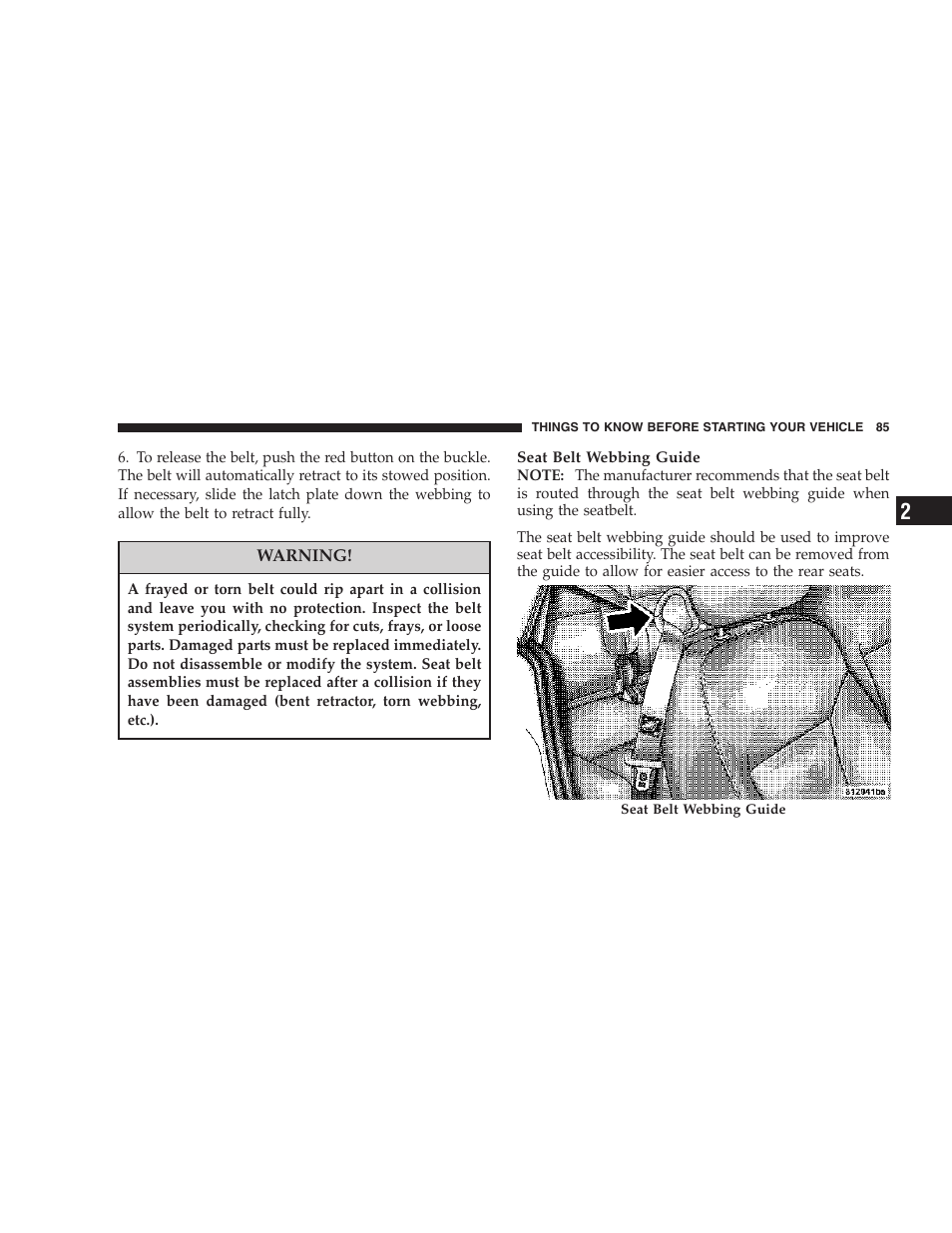 Chrysler 2006 PT Cruiser Sedan User Manual | Page 85 / 464