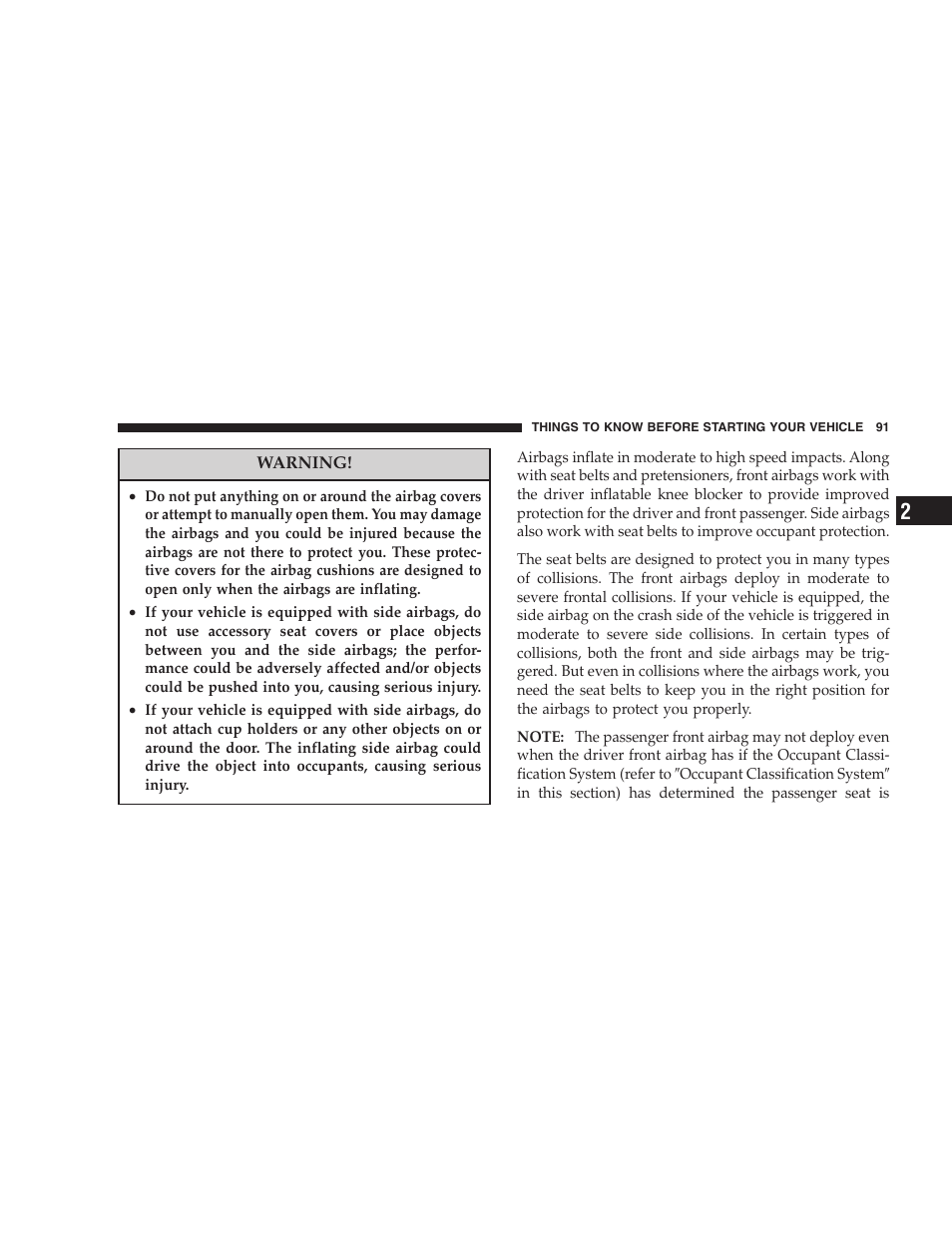 Chrysler 2006 PT Cruiser Sedan User Manual | Page 91 / 464