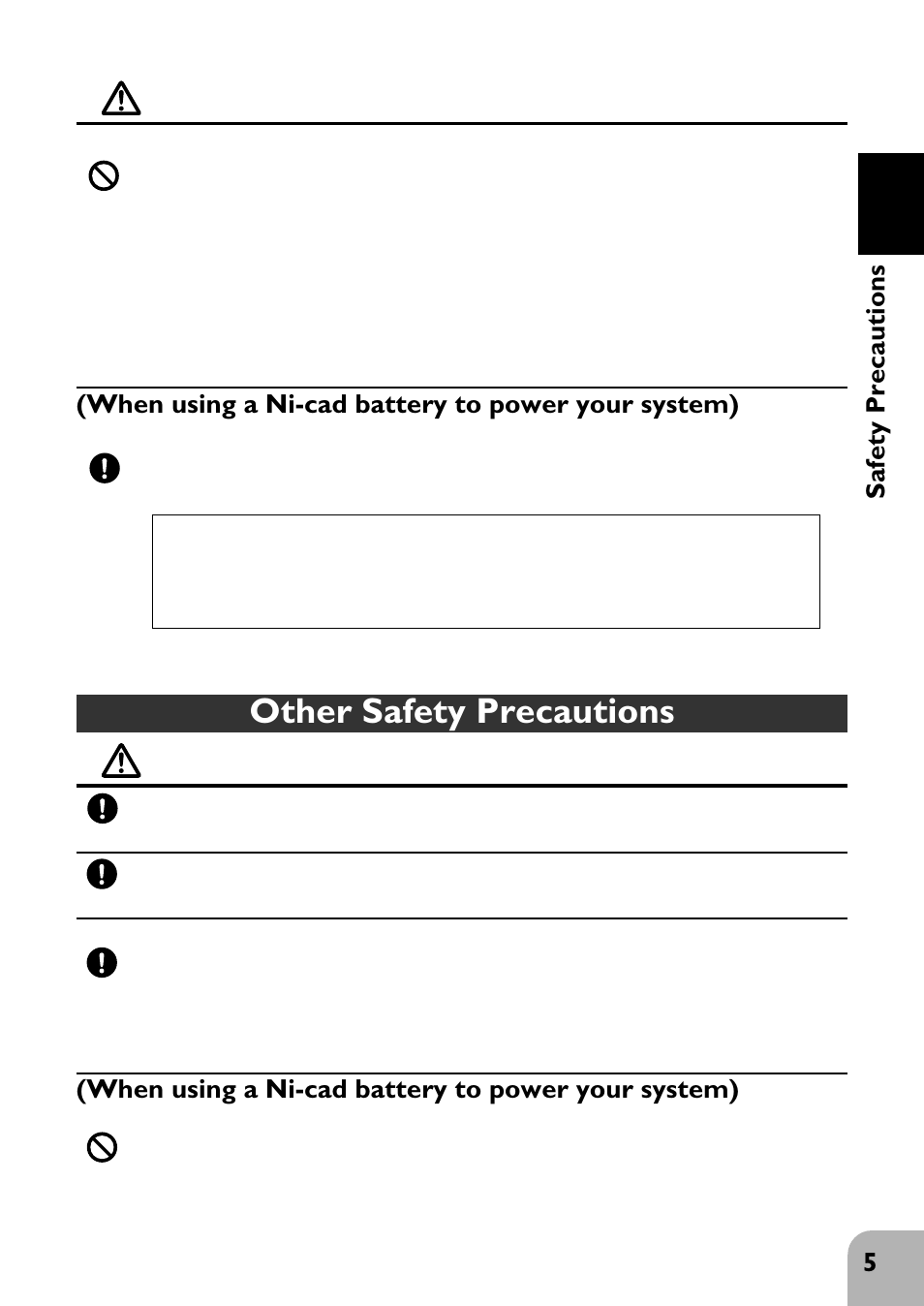 Other safety precautions caution, Caution | Futaba 2PHKA User Manual | Page 6 / 18