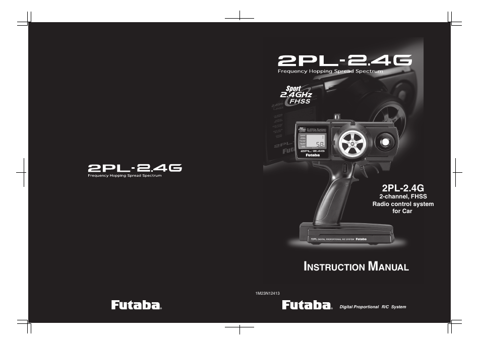 Futaba 2PL 2.4GHz FHSS Sport User Manual | 26 pages