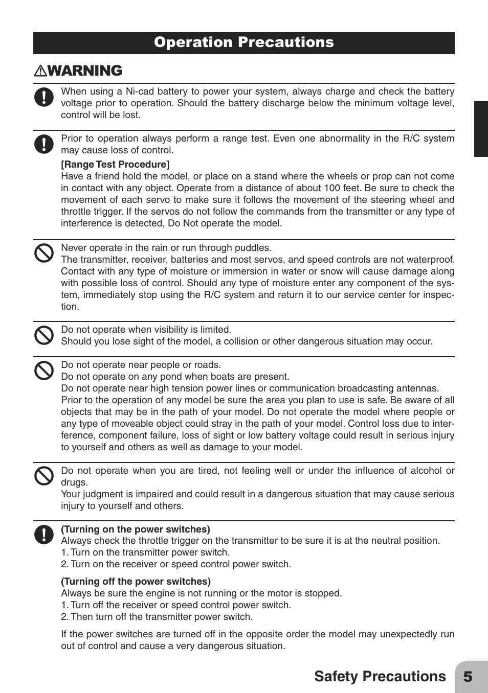 Futaba 2PL 2.4GHz FHSS Sport User Manual | Page 5 / 26