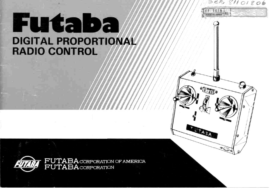 Futaba 6FN User Manual | 20 pages