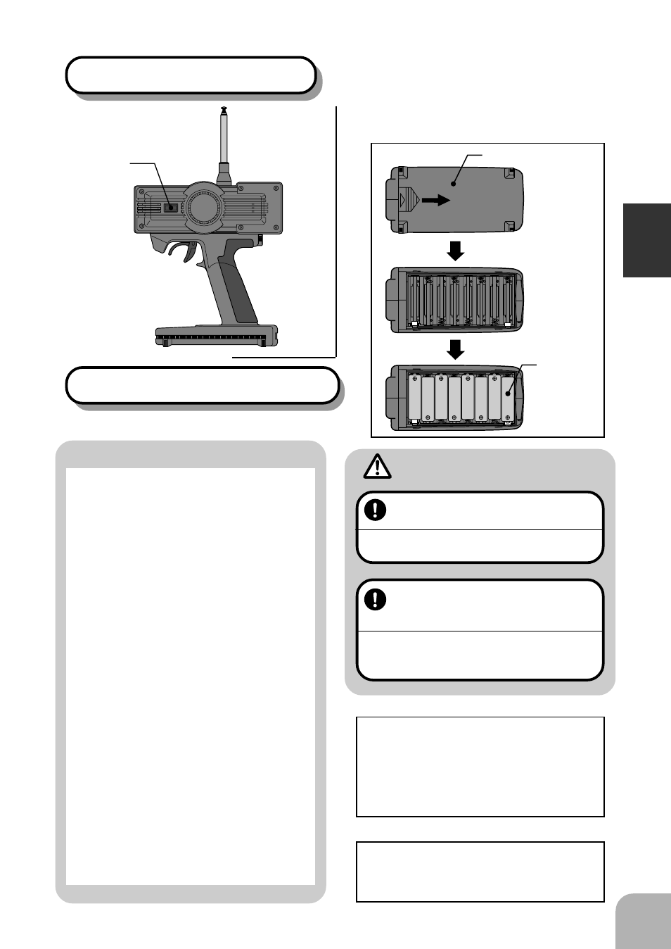 Caution | Futaba 3PDF User Manual | Page 11 / 39