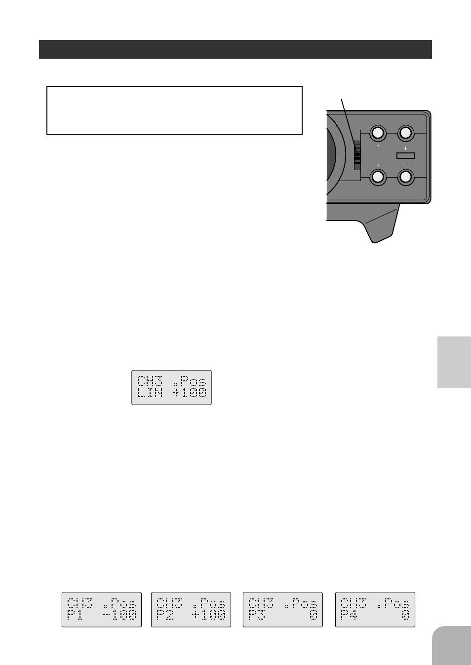 Ch3 position setting, Description of functions | Futaba 3PDF User Manual | Page 35 / 39