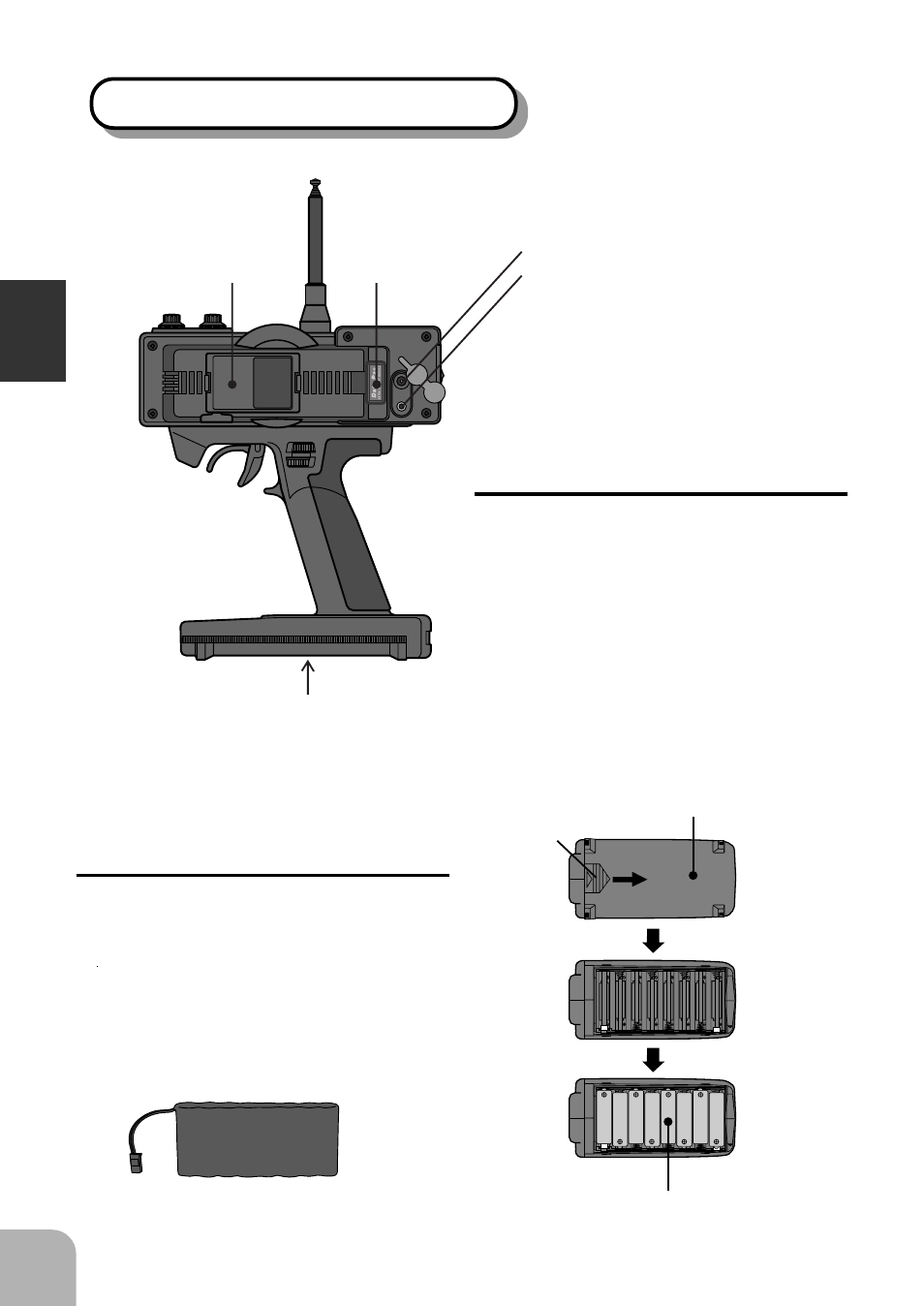 Dry cell battery replacement | Futaba 3PJS User Manual | Page 18 / 110