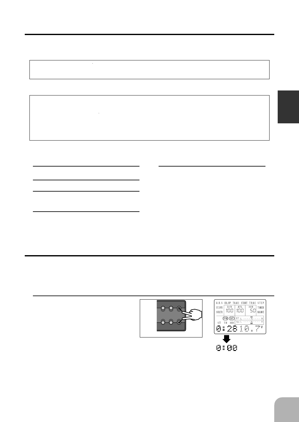 Lcd screen contrast, Total timer, Before using | Futaba 3PJS User Manual | Page 25 / 110