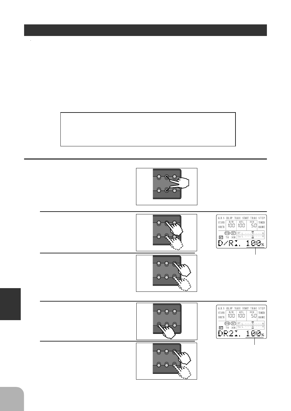 Dual rate/second dual rate, Setup mode functions | Futaba 3PJS User Manual | Page 76 / 110