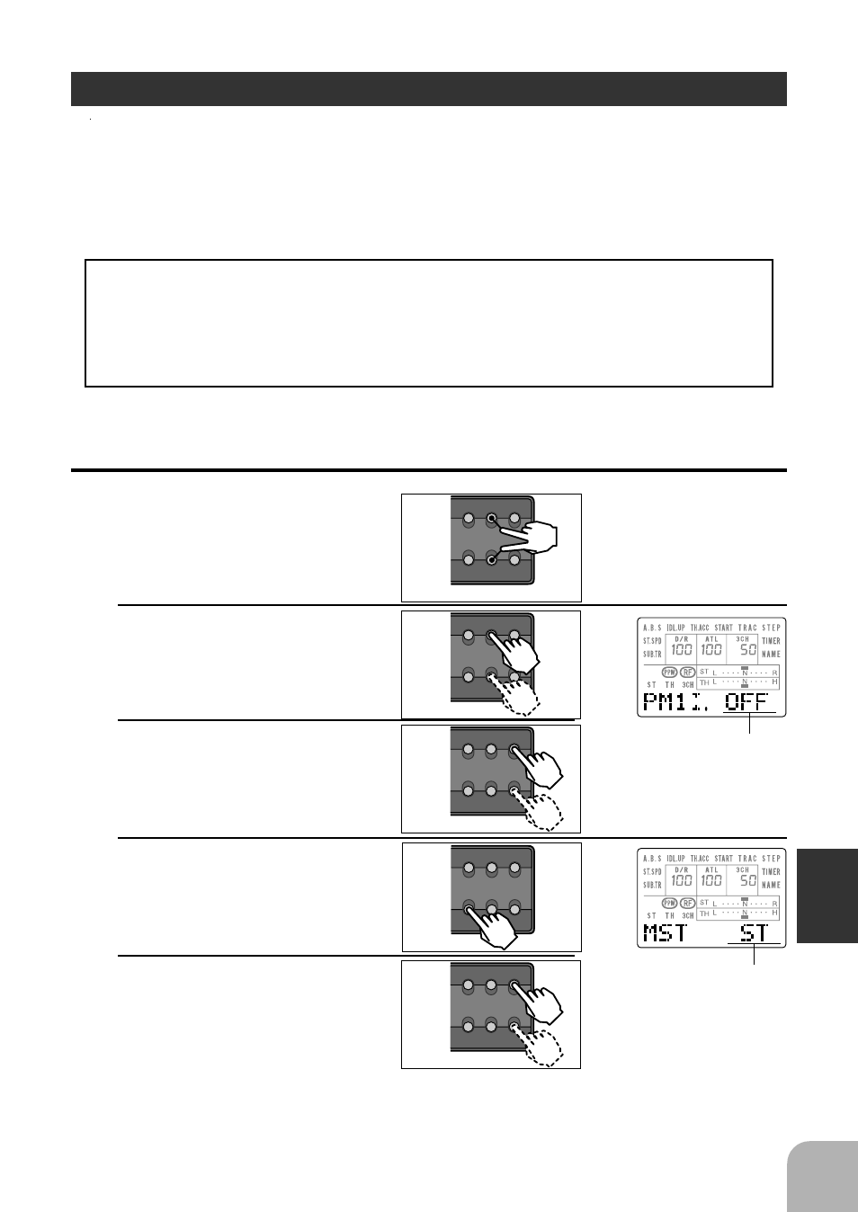 Programmable mixing 1/2, Setup mode functions, Setting range: on, off | Futaba 3PJS User Manual | Page 81 / 110
