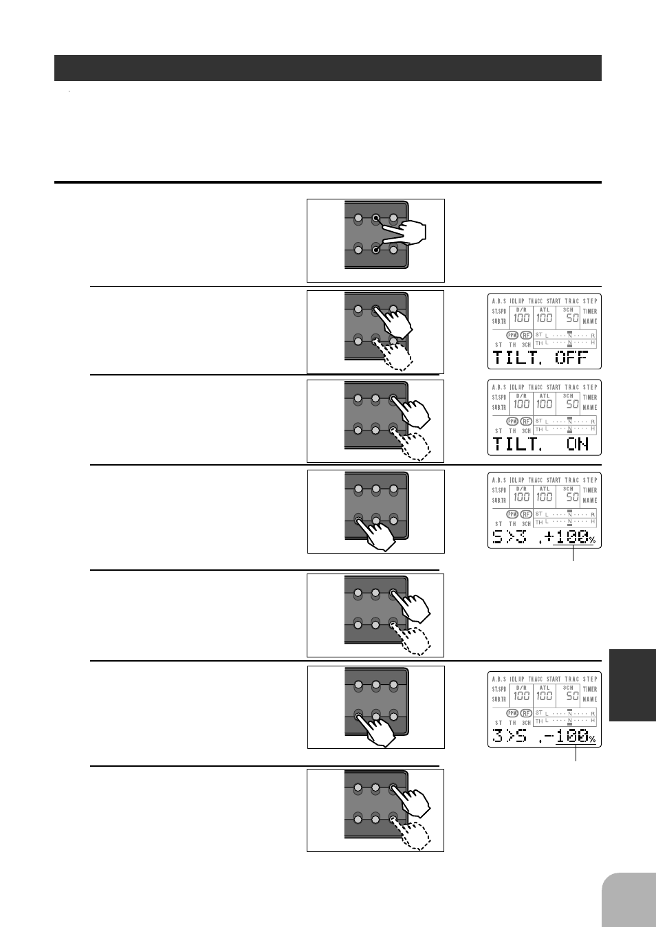 Tilt mixing, Setup mode functions | Futaba 3PJS User Manual | Page 85 / 110