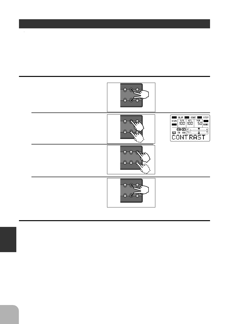 Lcd contrast adjustment, Setup mode functions | Futaba 3PJS User Manual | Page 94 / 110