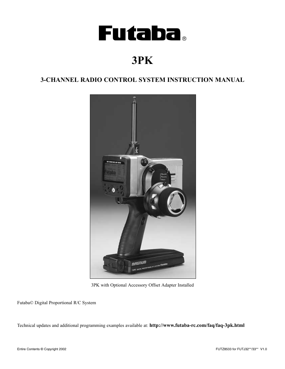 Futaba 3PK User Manual | 68 pages