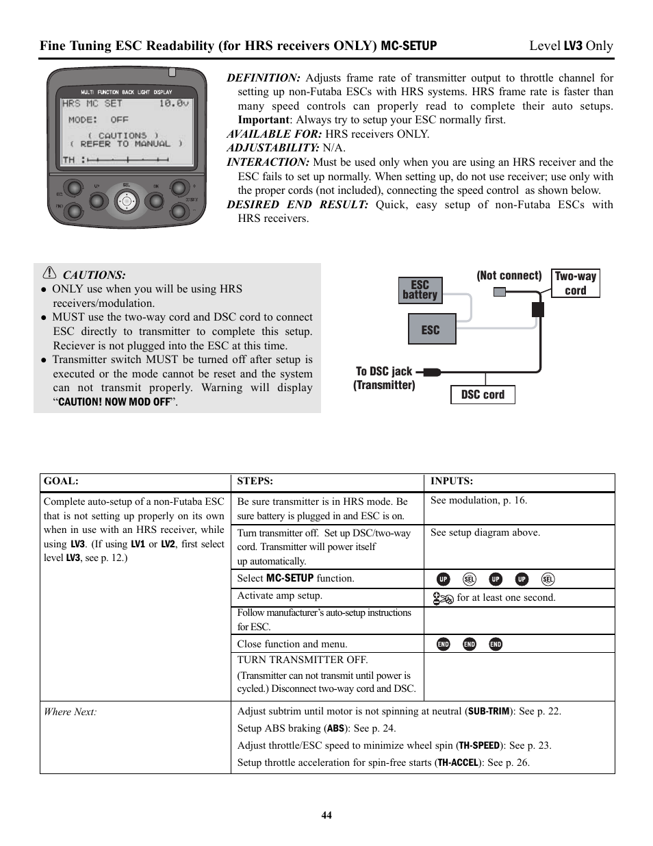 Futaba 3PK User Manual | Page 44 / 68