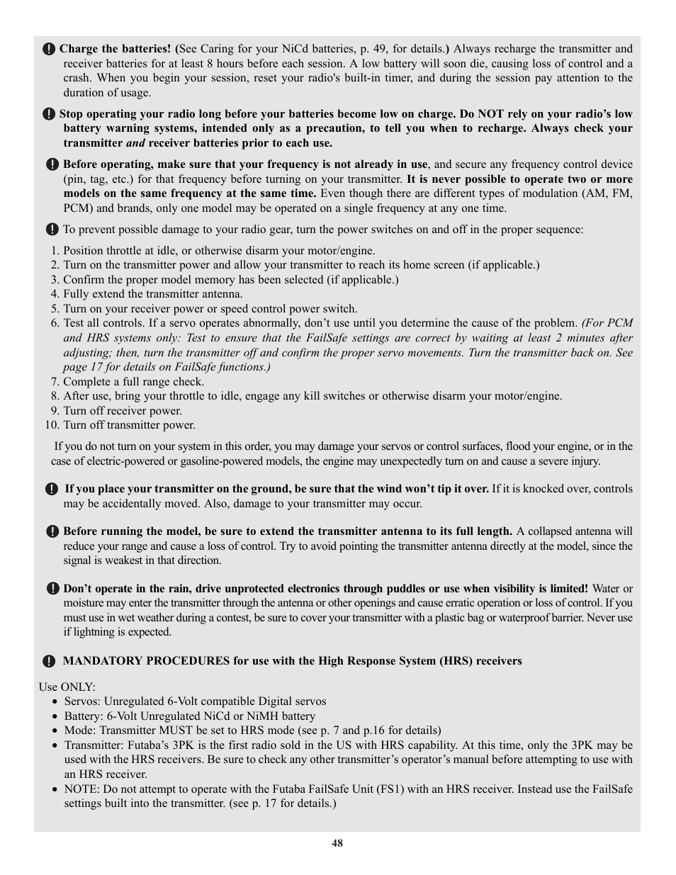 Futaba 3PK User Manual | Page 48 / 68