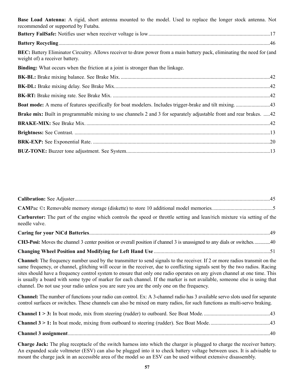 Futaba 3PK User Manual | Page 57 / 68