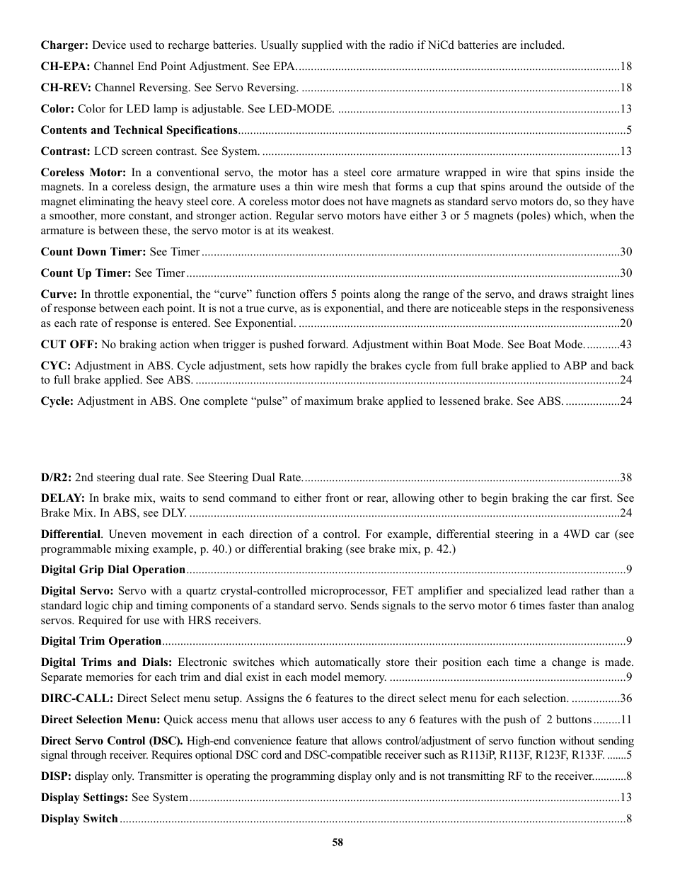 Futaba 3PK User Manual | Page 58 / 68