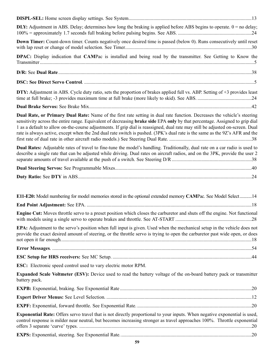 Futaba 3PK User Manual | Page 59 / 68