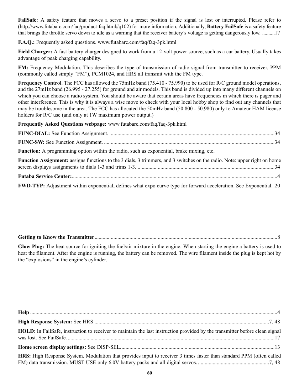 Futaba 3PK User Manual | Page 60 / 68