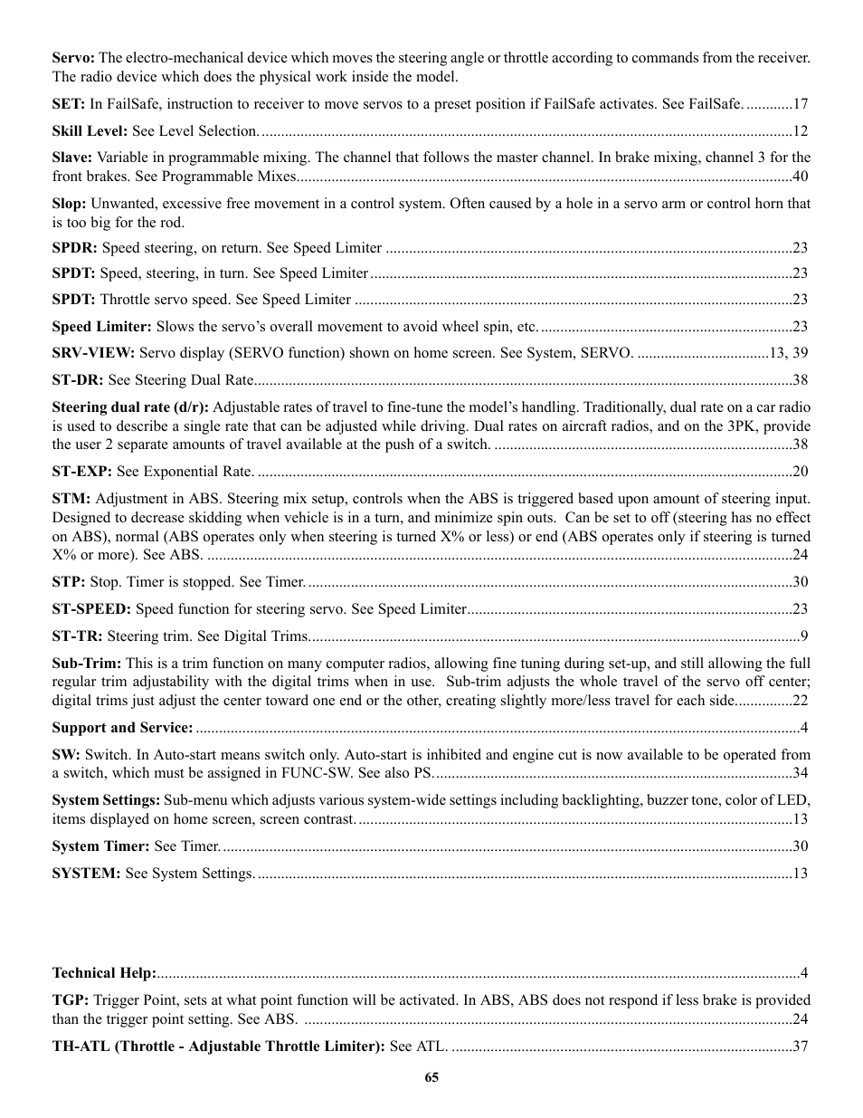 Futaba 3PK User Manual | Page 65 / 68