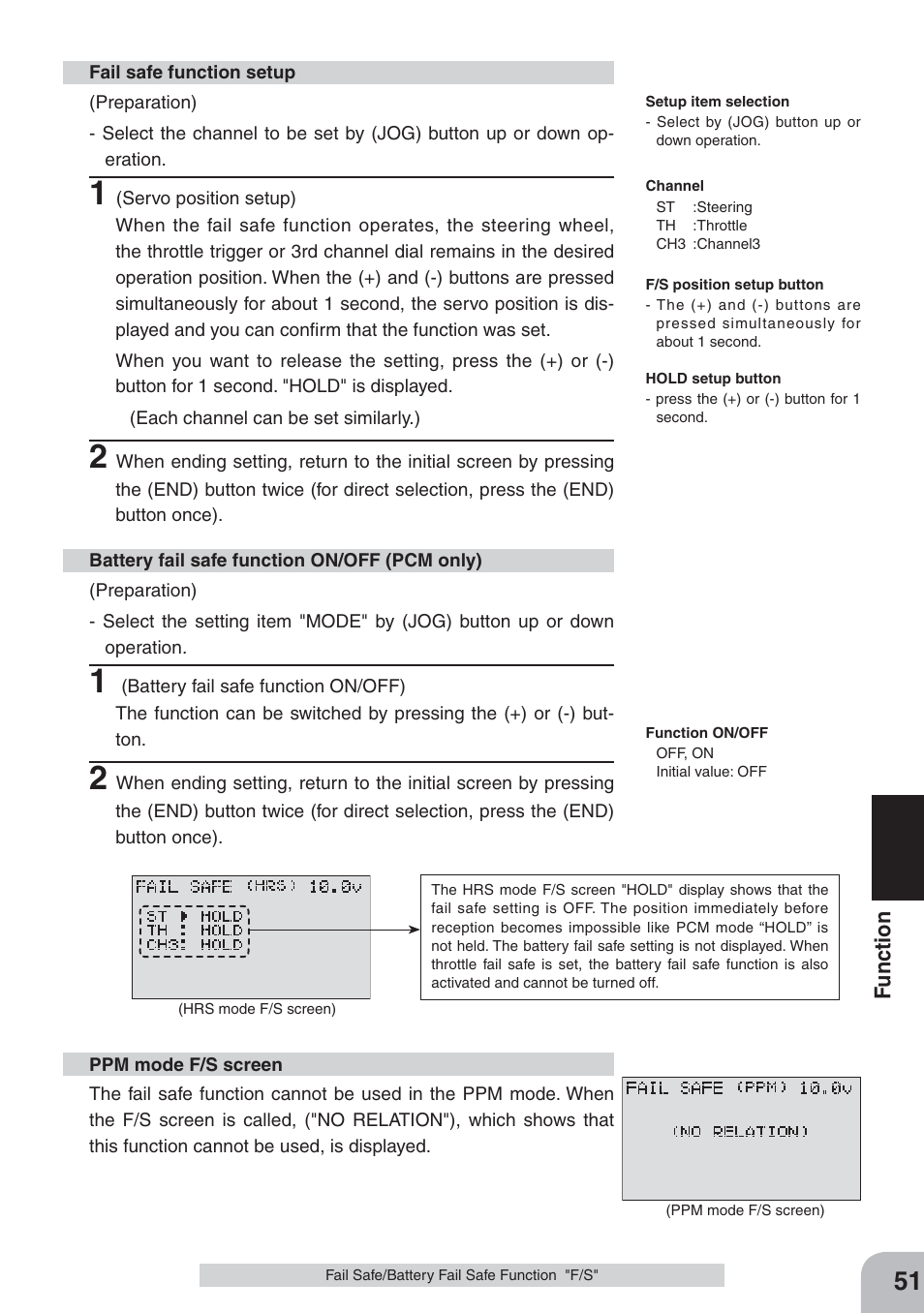 Futaba 3PKS User Manual | Page 51 / 116