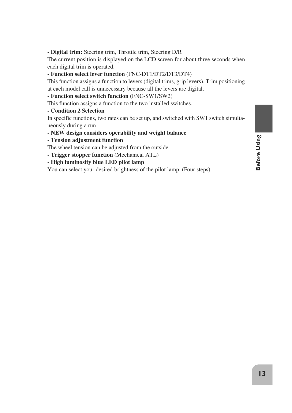 Futaba 3PM 2.4GHz User Manual | Page 12 / 60