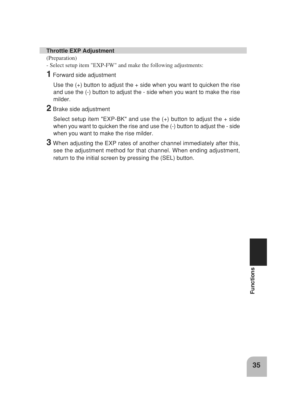 Futaba 3PM 2.4GHz User Manual | Page 34 / 60