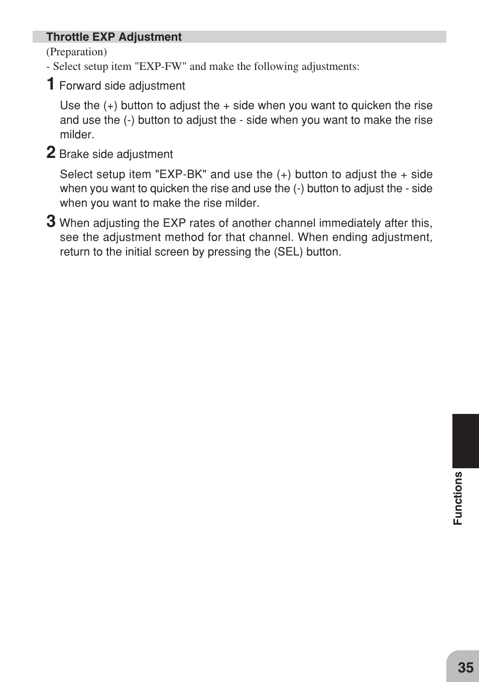 Futaba 3PM FM, FS, FS Pro User Manual | Page 34 / 60