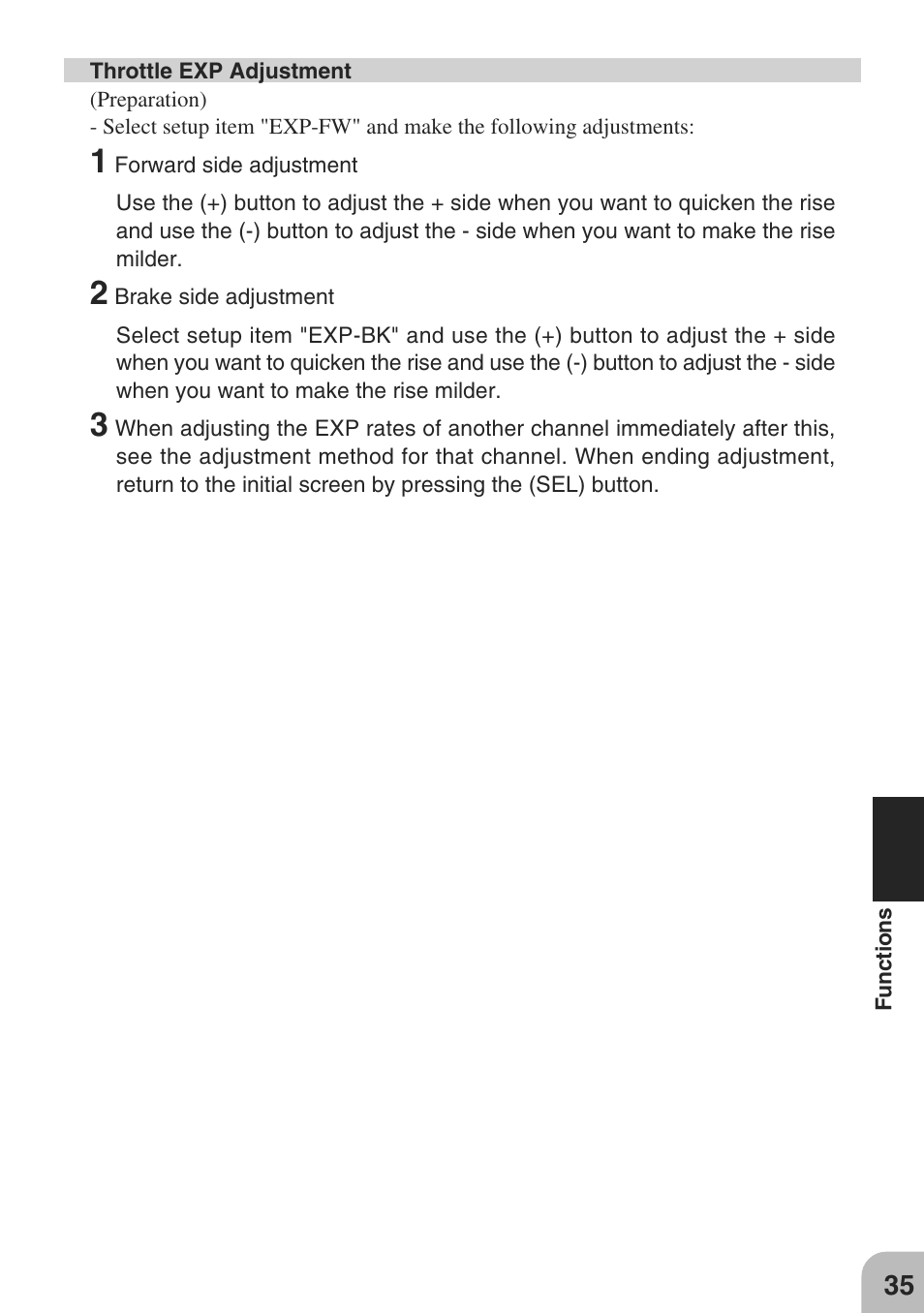 Futaba 3PM-X 2.4GHz User Manual | Page 35 / 66