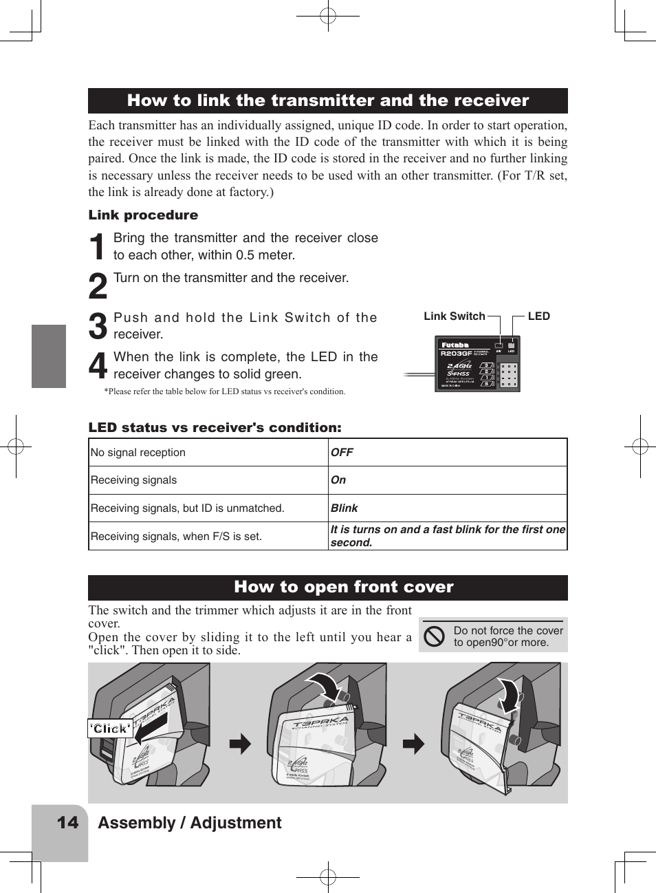 Futaba 3PRKA 2.4GHz User Manual | Page 13 / 22