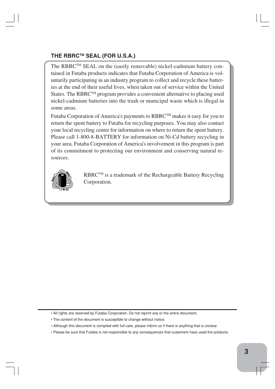 Futaba 3VCS User Manual | Page 2 / 112