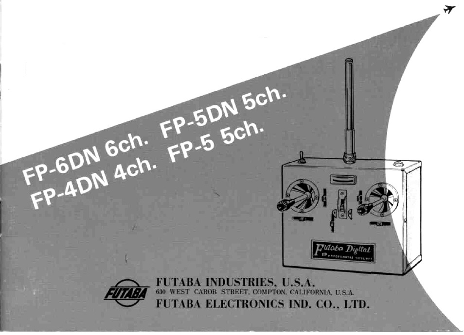 Futaba 6D, 6DN User Manual | 15 pages