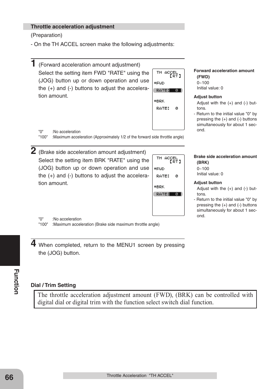 Fu nc tio n | Futaba 4GRS User Manual | Page 66 / 128