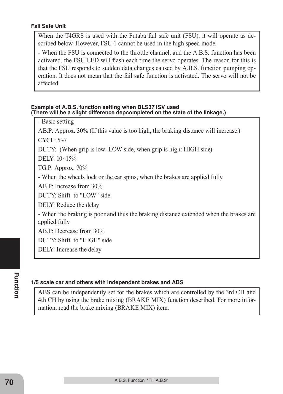 Futaba 4GRS User Manual | Page 70 / 128