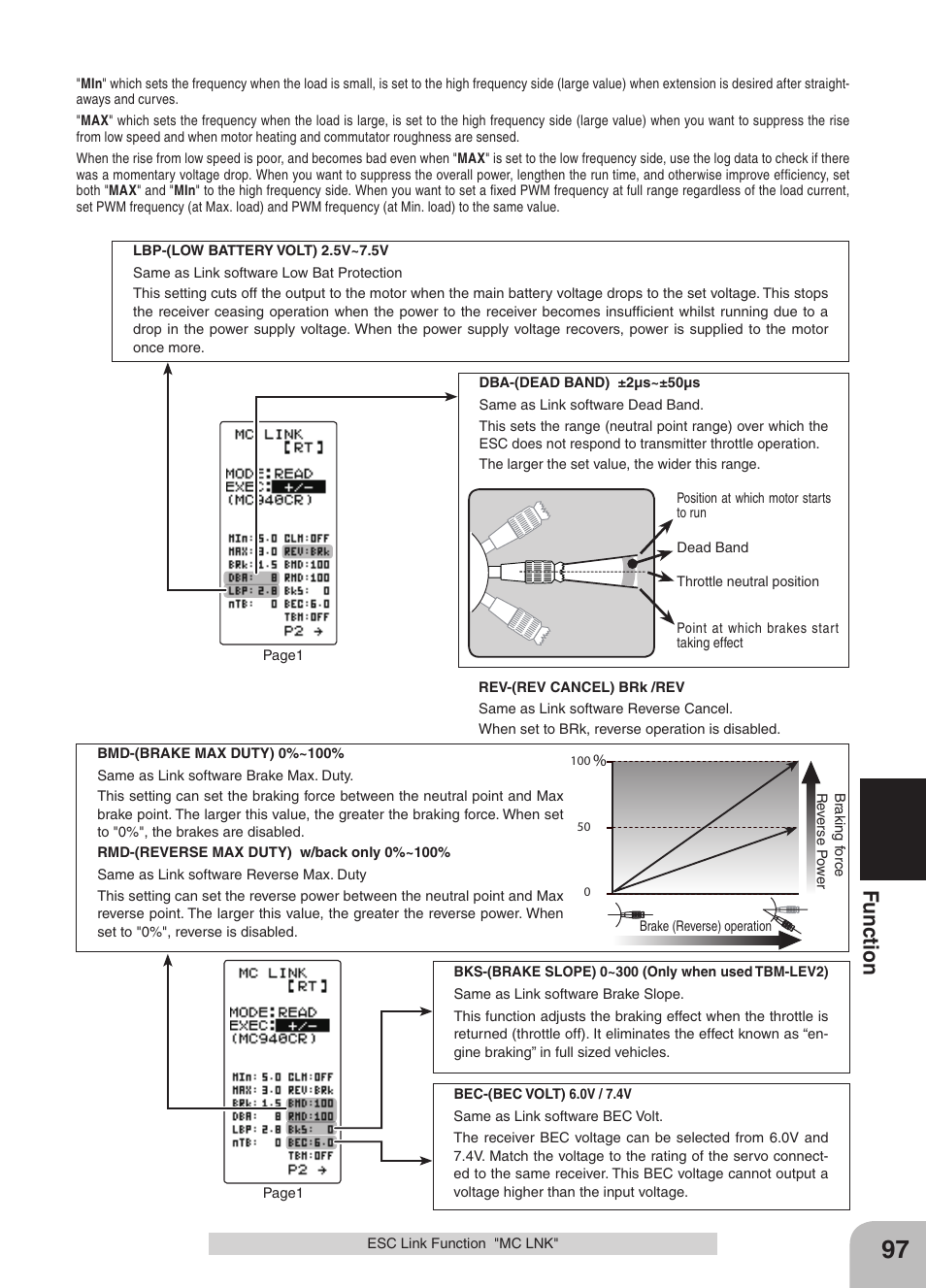 Fu nc tio n | Futaba 4GRS User Manual | Page 97 / 128