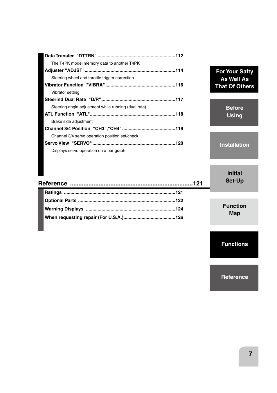 Futaba 4PK 2.4GHz User Manual | Page 6 / 125