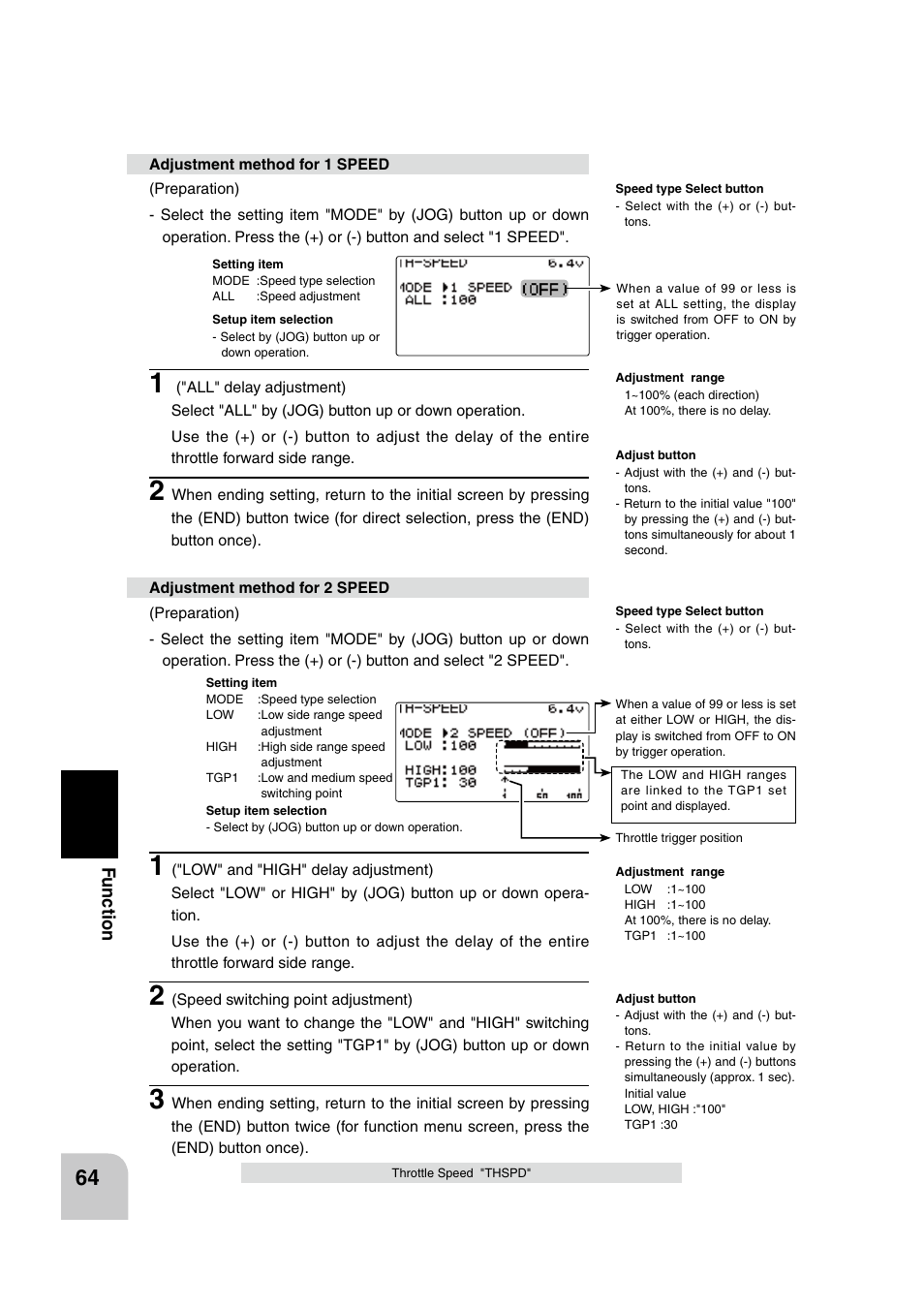 Fu n c tio n | Futaba 4PK 2.4GHz User Manual | Page 63 / 125