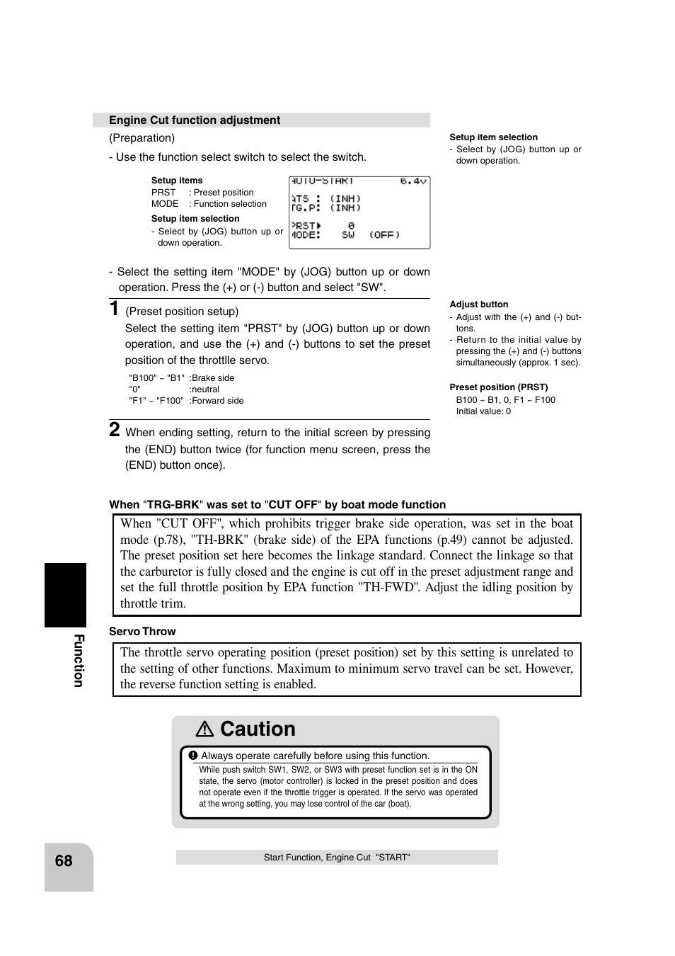 Ｎ caution | Futaba 4PK 2.4GHz User Manual | Page 67 / 125