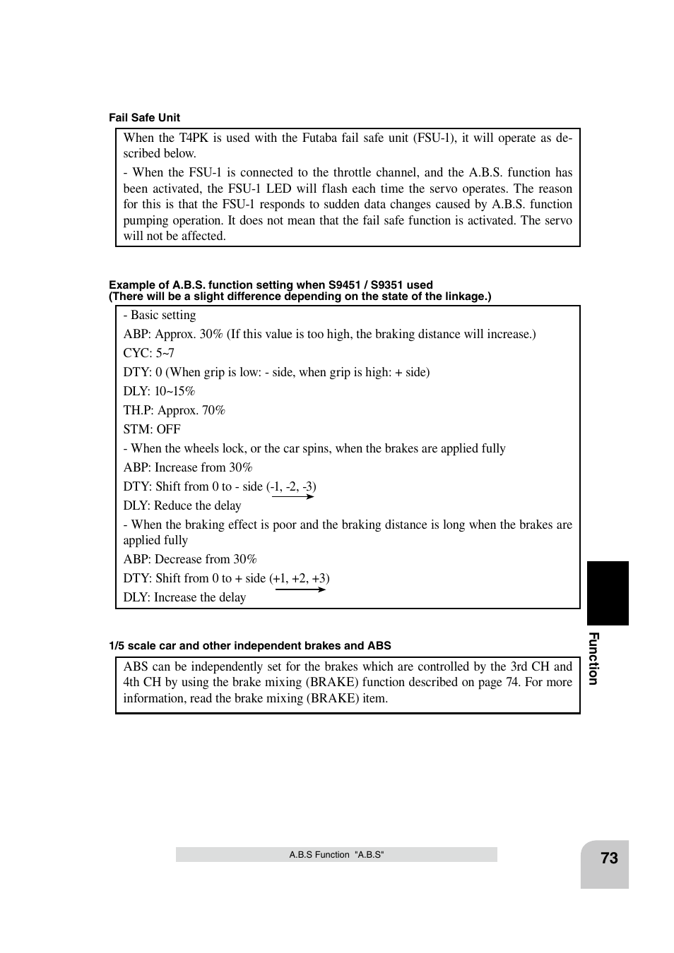 Futaba 4PK 2.4GHz User Manual | Page 72 / 125
