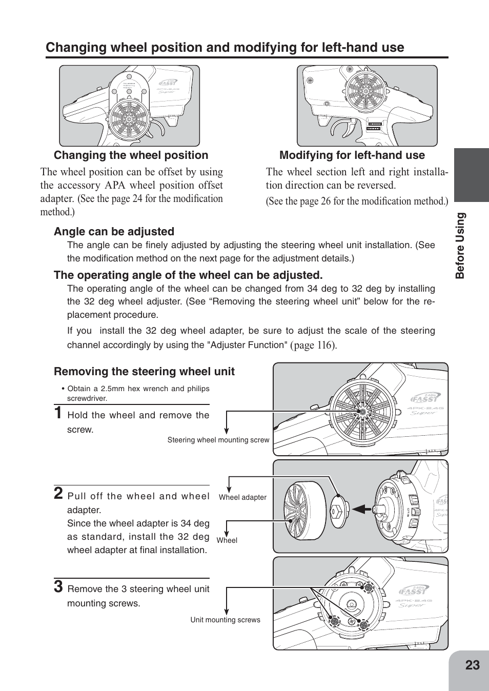 Futaba 4PKS 2.4GHz User Manual | Page 23 / 129