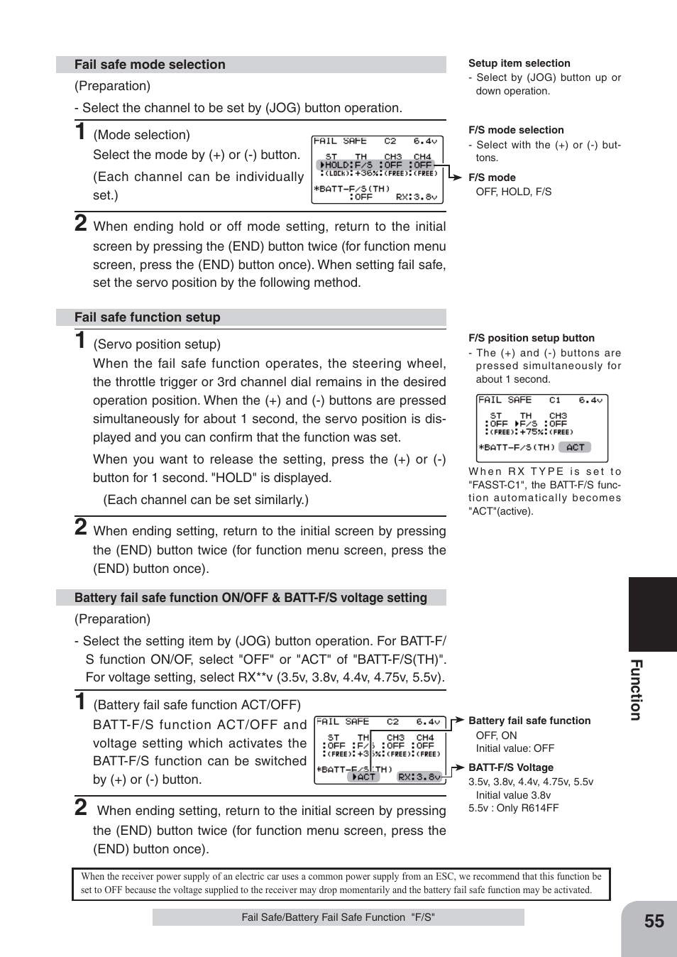 Futaba 4PKS 2.4GHz User Manual | Page 55 / 129