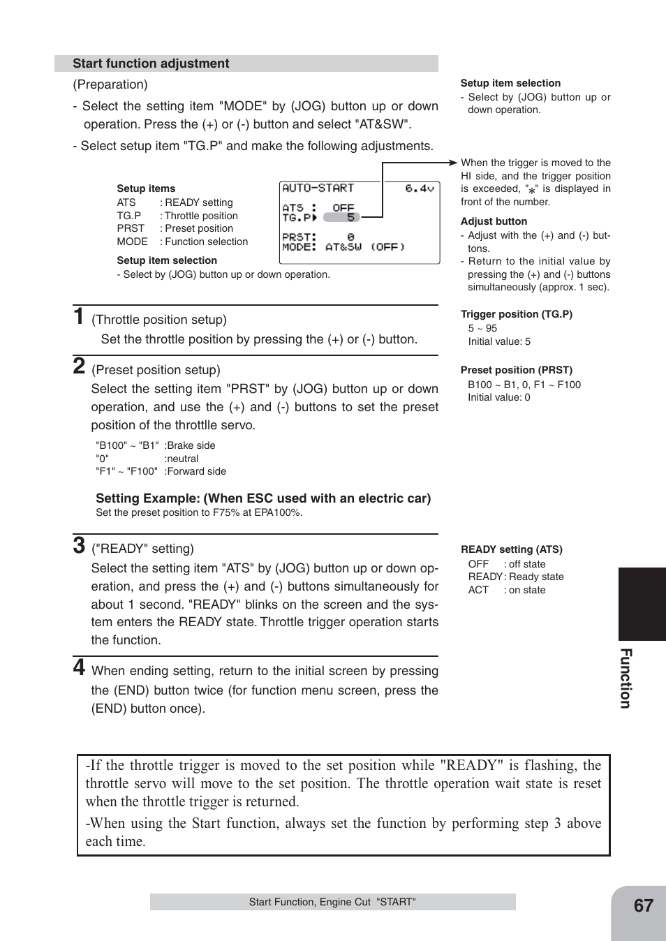 Futaba 4PKS 2.4GHz User Manual | Page 67 / 129