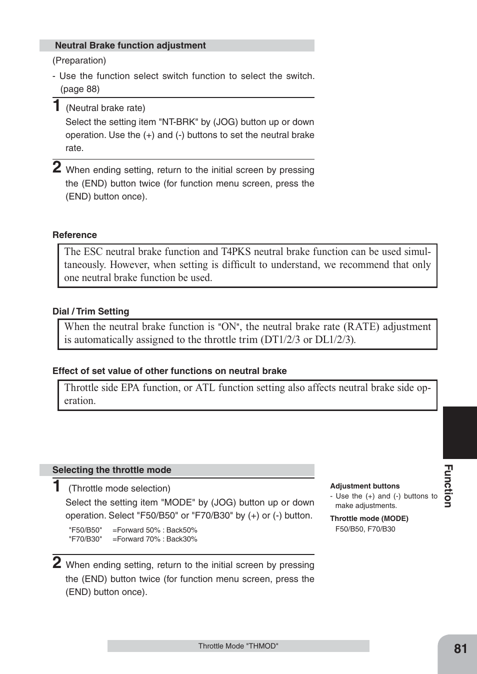 Futaba 4PKS 2.4GHz User Manual | Page 81 / 129