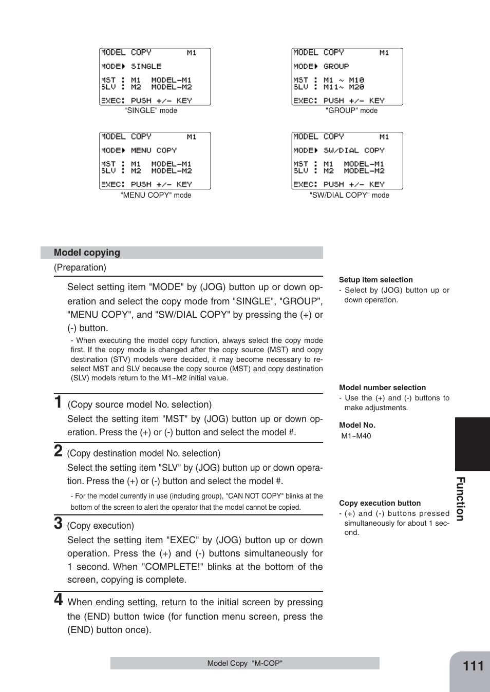 Futaba 4PKS-R 2.4GHz User Manual | Page 111 / 142