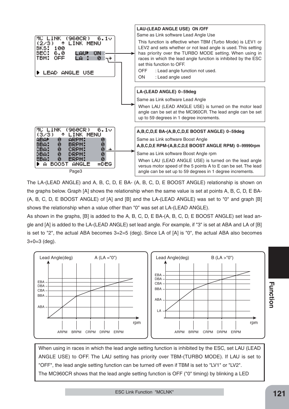 Fu n c tio n | Futaba 4PKS-R 2.4GHz User Manual | Page 121 / 142