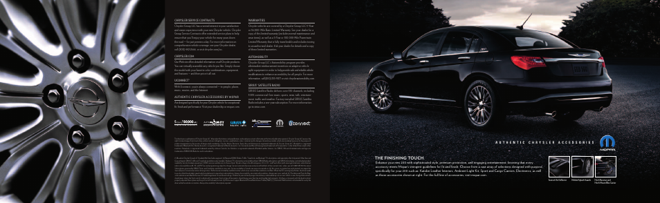 The finishing touch | Chrysler 200 User Manual | Page 17 / 17