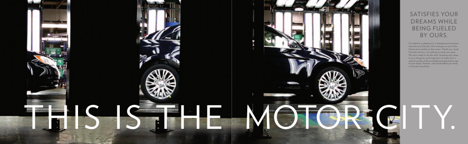 This is the motor city | Chrysler 200 User Manual | Page 5 / 17