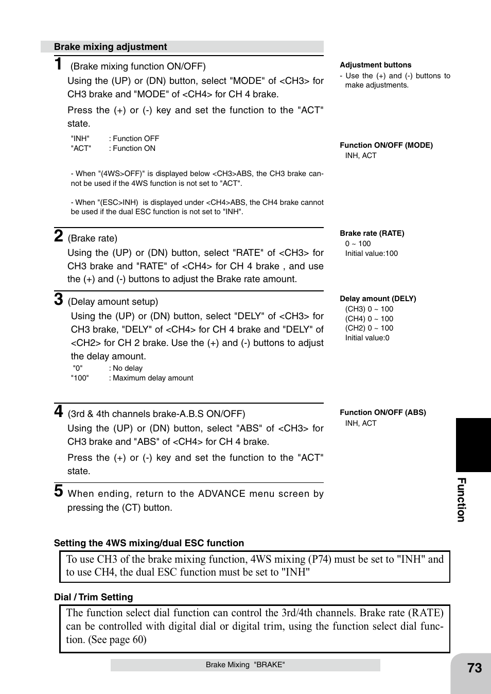 Futaba 4PL 2.4GHz FHSS User Manual | Page 73 / 105