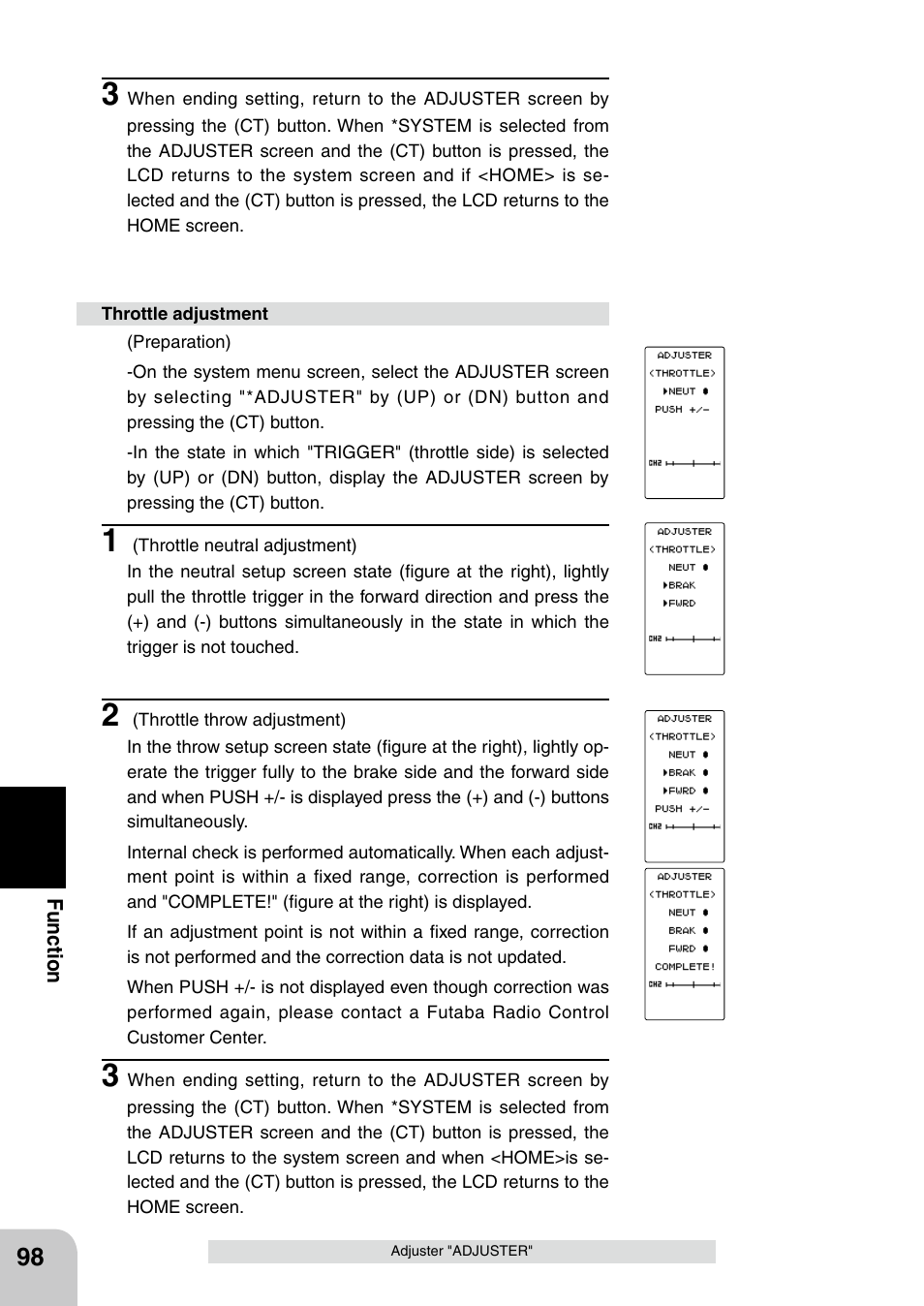 Futaba 4PL 2.4GHz FHSS User Manual | Page 98 / 105