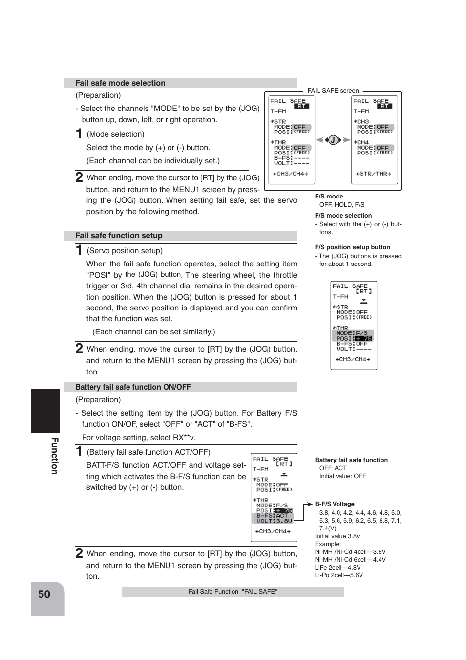 Futaba 4PLS 2.4GHz FHSS User Manual | Page 50 / 121