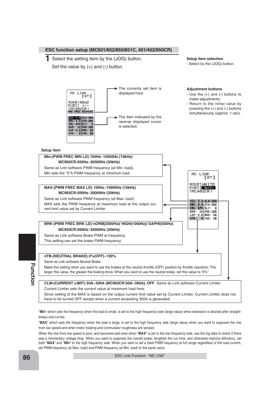 Fu n c tio n | Futaba 4PLS 2.4GHz FHSS User Manual | Page 86 / 121